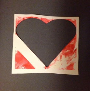 Valentine's stencil